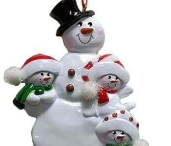 Snowman Family Of 3