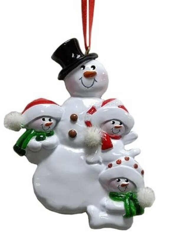 Snowman Family Of 3