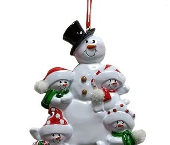 Snowman Family Of 4