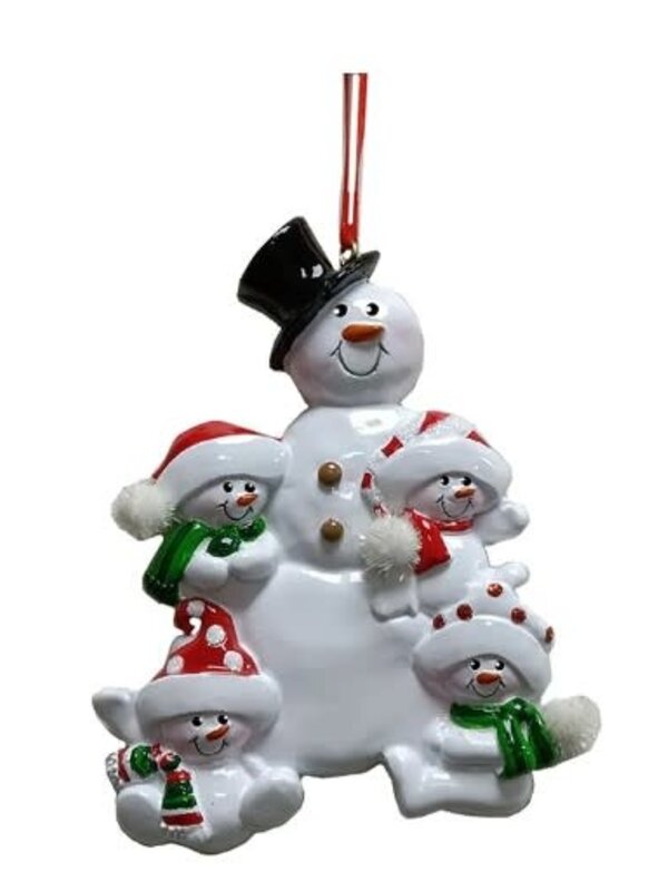 Snowman Family Of 4
