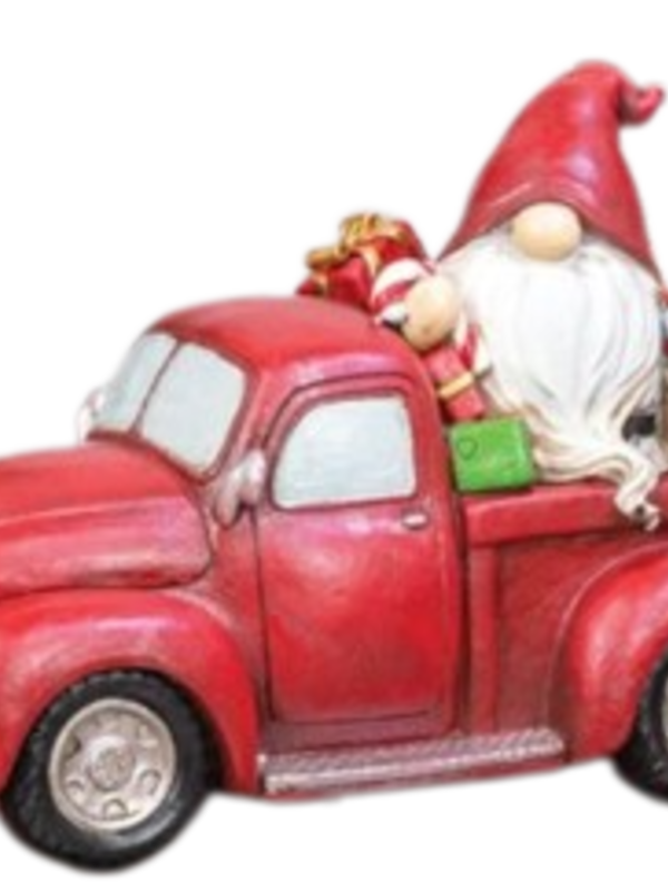 CHRISTMAS GNOME TRUCK-Toy Truck