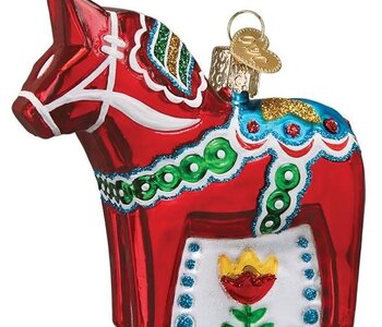 SWEDISH DALA HORSE ORNAMENT
