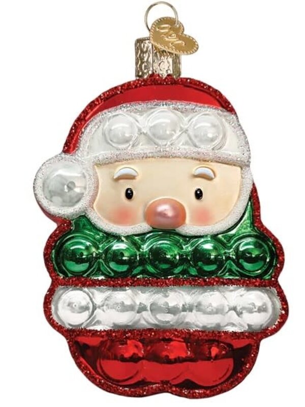 SANTA POPPER ORNAMENT