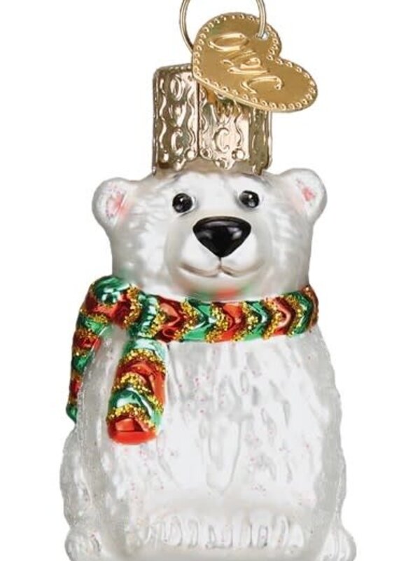 Mini Polar Bear Ornament