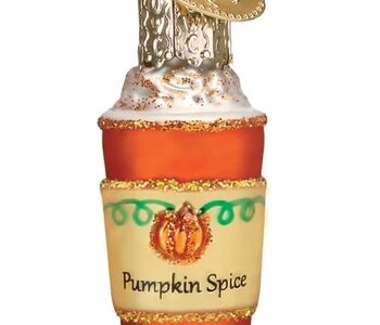 Mini Pumpkin Spice Latte Ornament