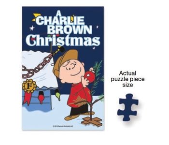 Traditional Christmas Tube Puzzle - Charlie Brown