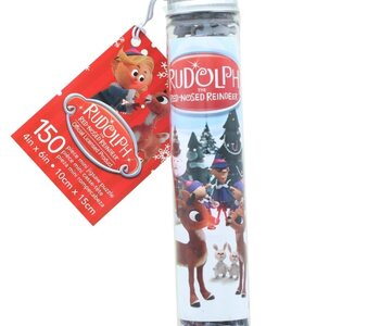 Traditional Christmas Tube Puzzle - Rudolph