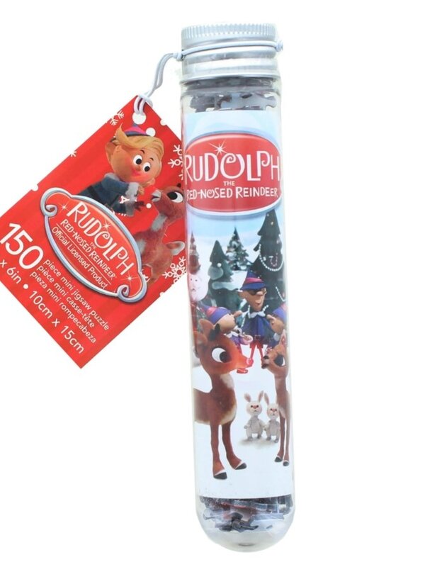 Traditional Christmas Tube Puzzle - Rudolph