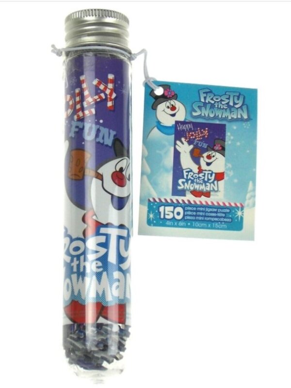 Traditional Christmas Tube Puzzle - Frosty the Snowman