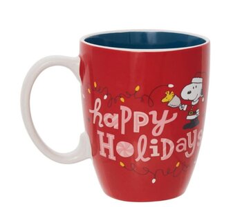 Peanuts Happy Holidays 12 oz Mug