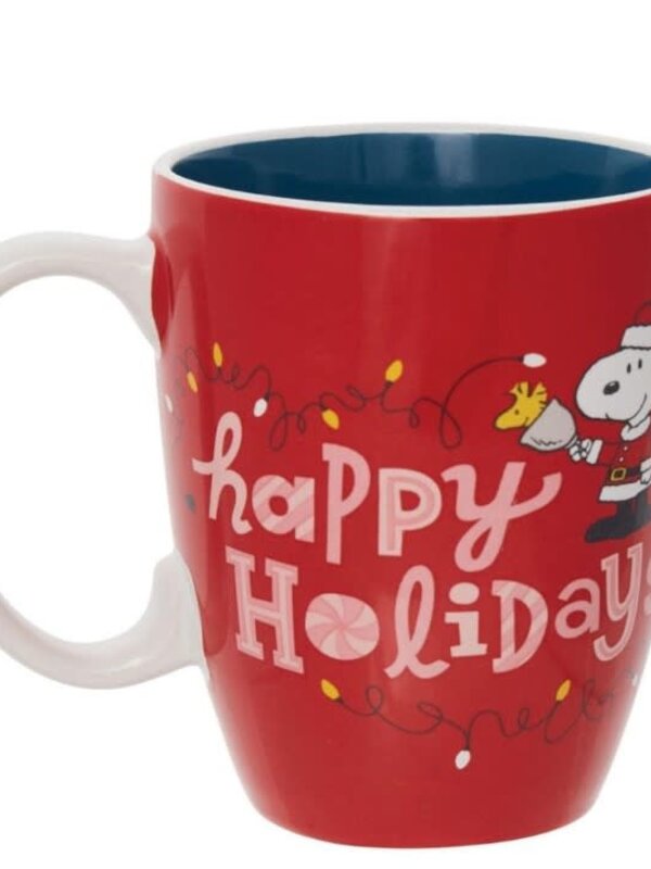 Peanuts Happy Holidays 12 oz Mug