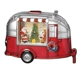 6.5" LED Swirl Camper Glitterdome