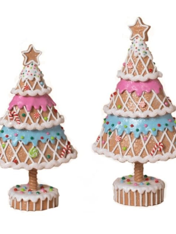 Clay Dough Gingerbread Tree Christmas Decoration