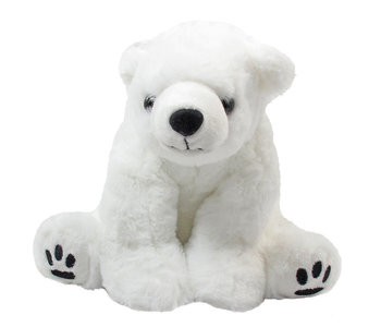 10" Polar Bear w/embroidered paws