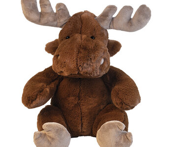 10" Sitting Mocha Moose