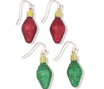Holiday Bulb Earrings