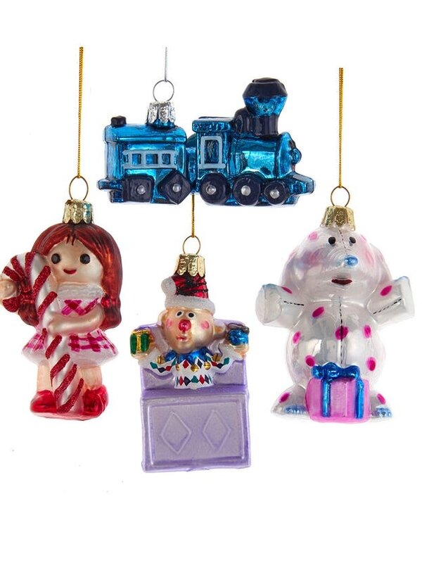 Rudolph The Red Nose Reindeer® Glass Misfit Toys Ornament