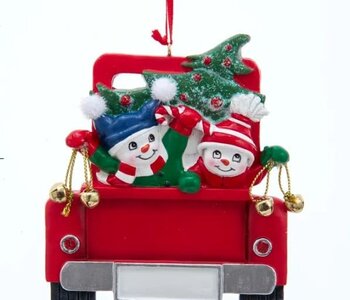 Snow Family with Truck - 2