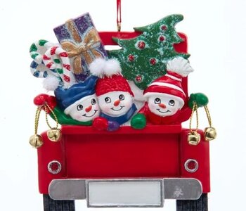 Snow Family with Truck - 3