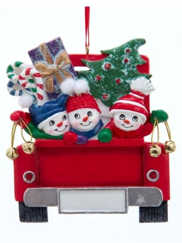 Snow Family with Truck - 3