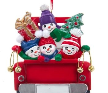 Snow Family with Truck - 4