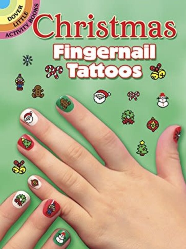 Christmas Fingernail Tattoos