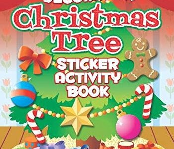 Glitter Decorate a Christmas Tree, Sticker Activity Book