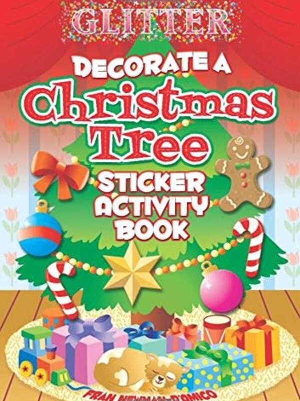 Glitter Decorate a Christmas Tree, Sticker Activity Book