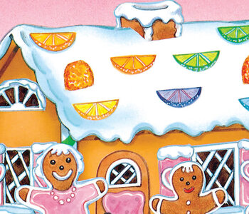 Gingerbread House Sticker Activity