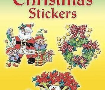 Glitter Christmas Stickers