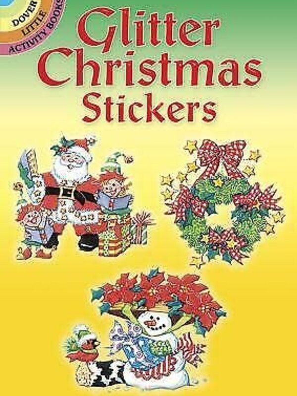 Glitter Christmas Stickers