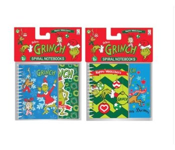 Grinch Spiral Notebook - 2 Pack