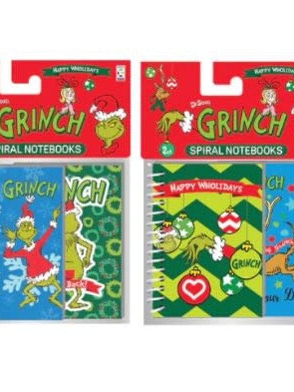 Grinch Spiral Notebook - 2 Pack