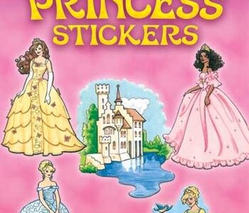 Glitter Princess Stickers