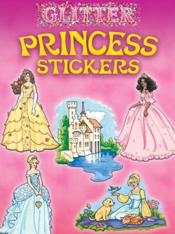 Glitter Princess Stickers