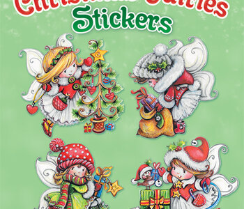 Glitter Christmas Fairies Stickers