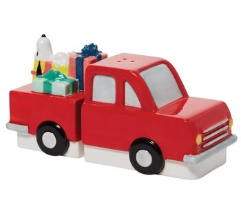 SALT & PEPPER  SNOOPY RED TRUCK