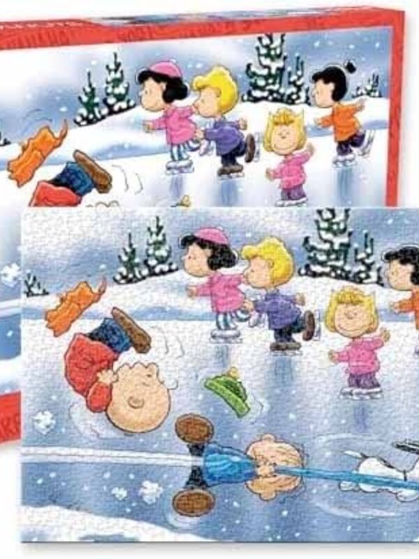 Peanuts - Skating 1000 Piece Jigsaw Puzzle