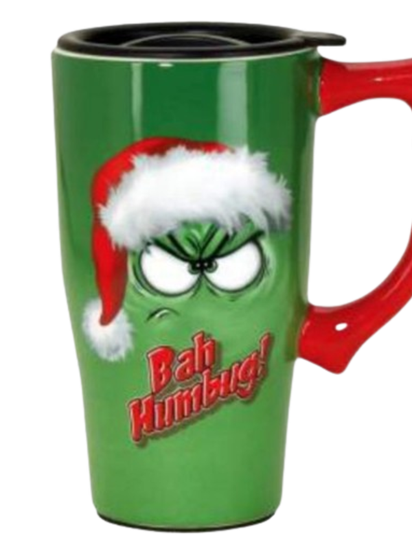 BAH HUMBUG TRAVEL MUG