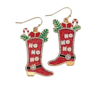 HO HO HO Santa Boots
