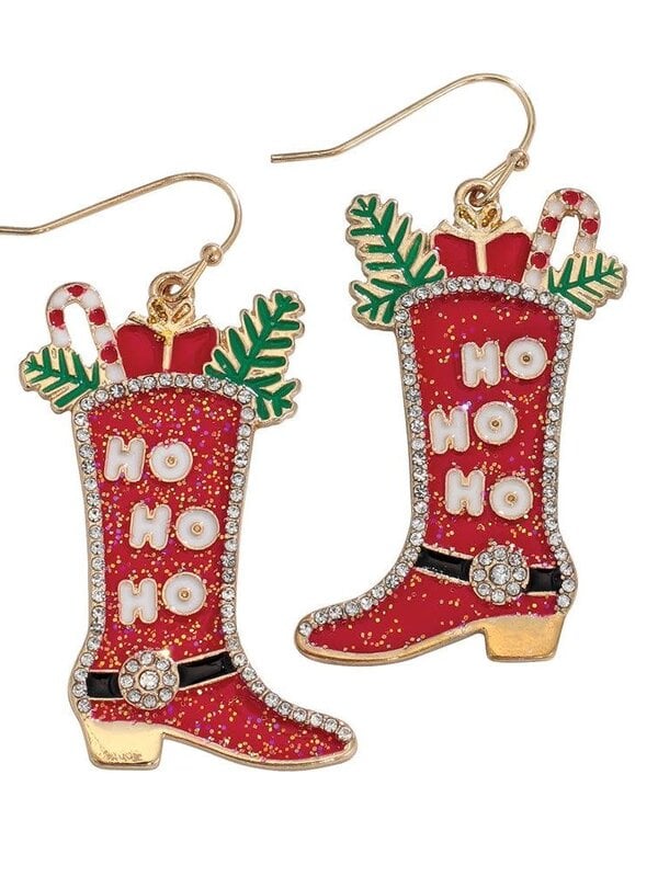 HO HO HO Santa Boots