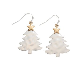 Two Tone Silver Xmas Tree