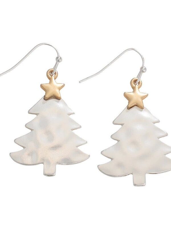 Two Tone Silver Xmas Tree