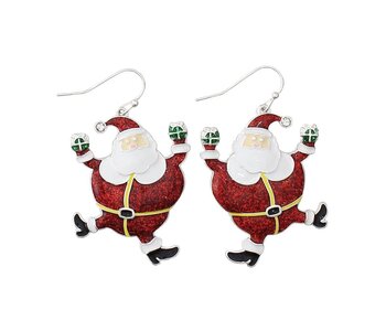 Enamel Santa Presents