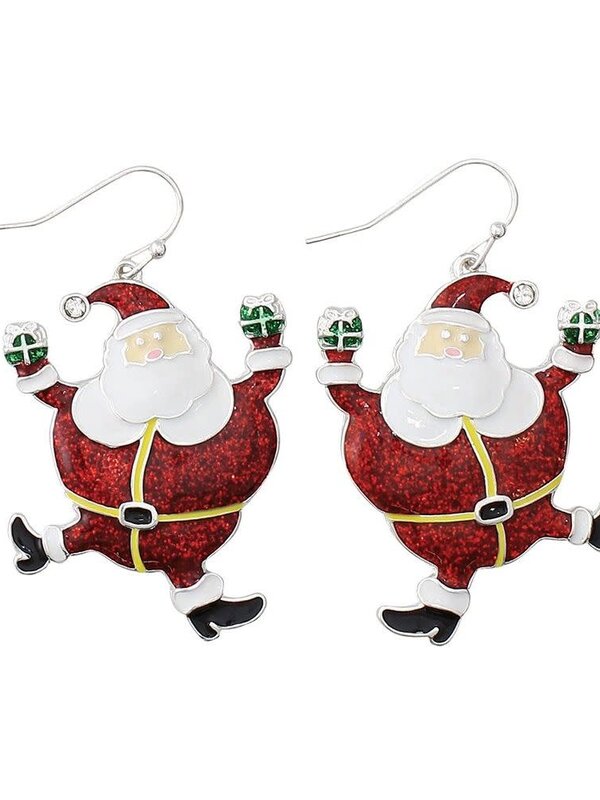 Enamel Santa Presents