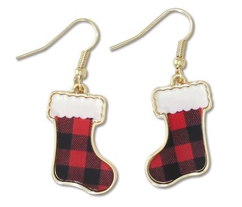 Red Plaid Stocking