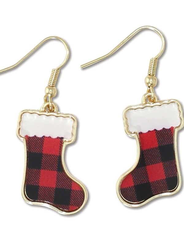 Red Plaid Stocking