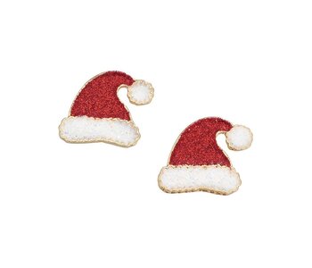 Glitter Santa Hats