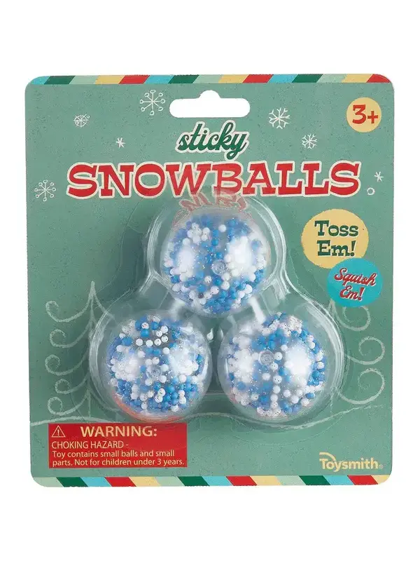 Holiday Sticky Snowballs