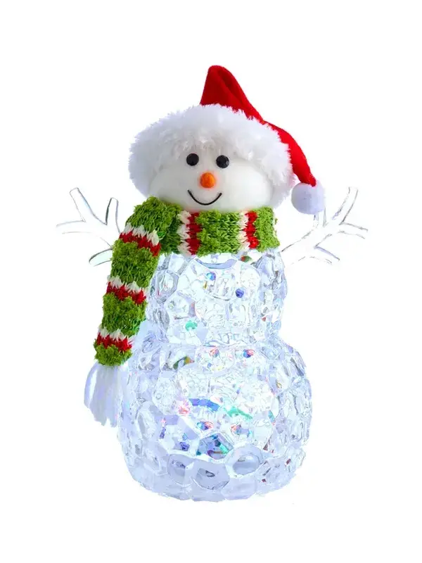 Light-Up Snowman Tablepiece